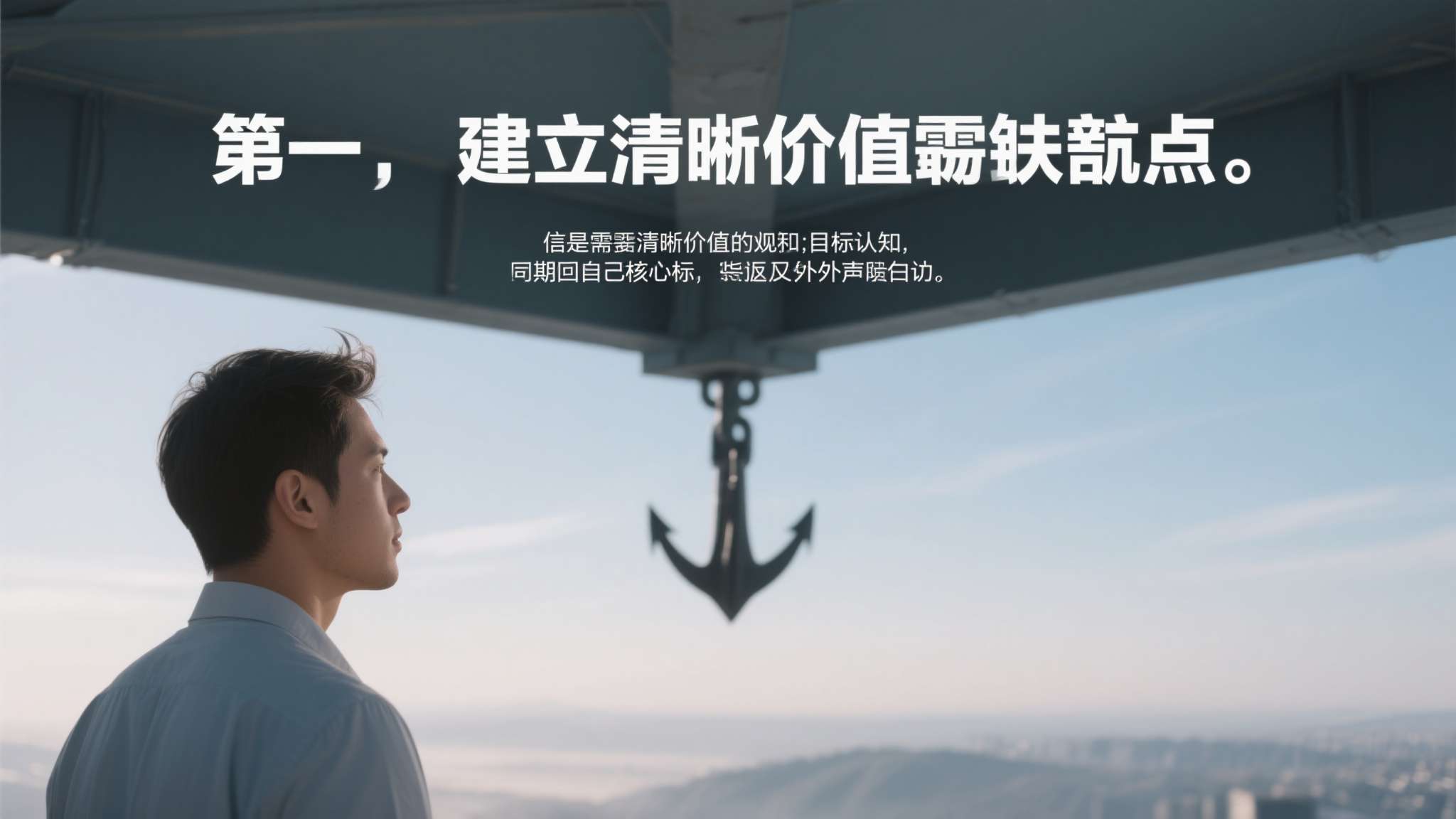 哲凯赖什:我们从未停止相信,一切正朝着正确的方向 第一,建立清晰的价值锚点。 信念需要支撑,而支撑信念的,是清晰的价值观和目标认知